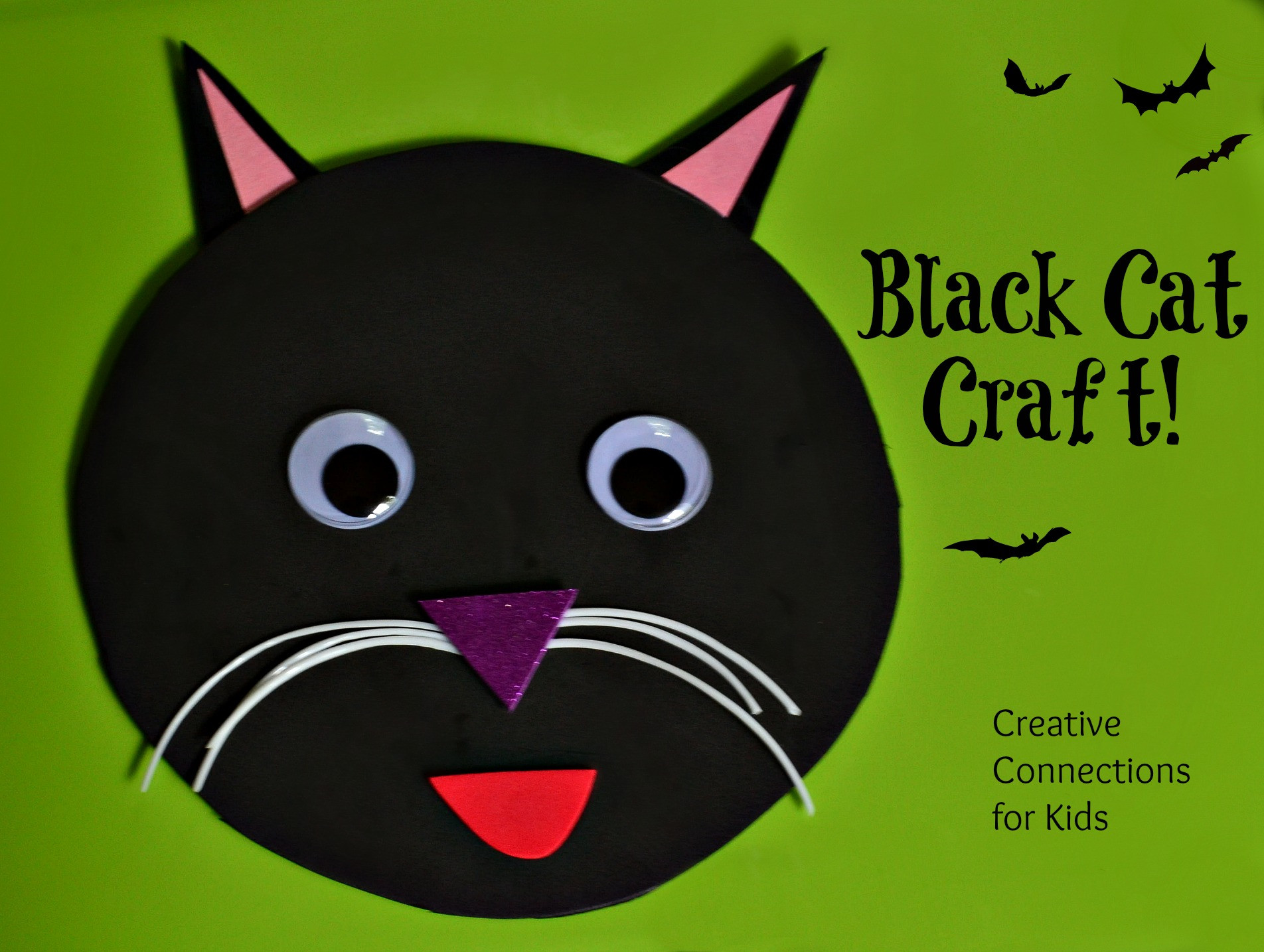 Cat Craft For Kids
 Black Cat Craft