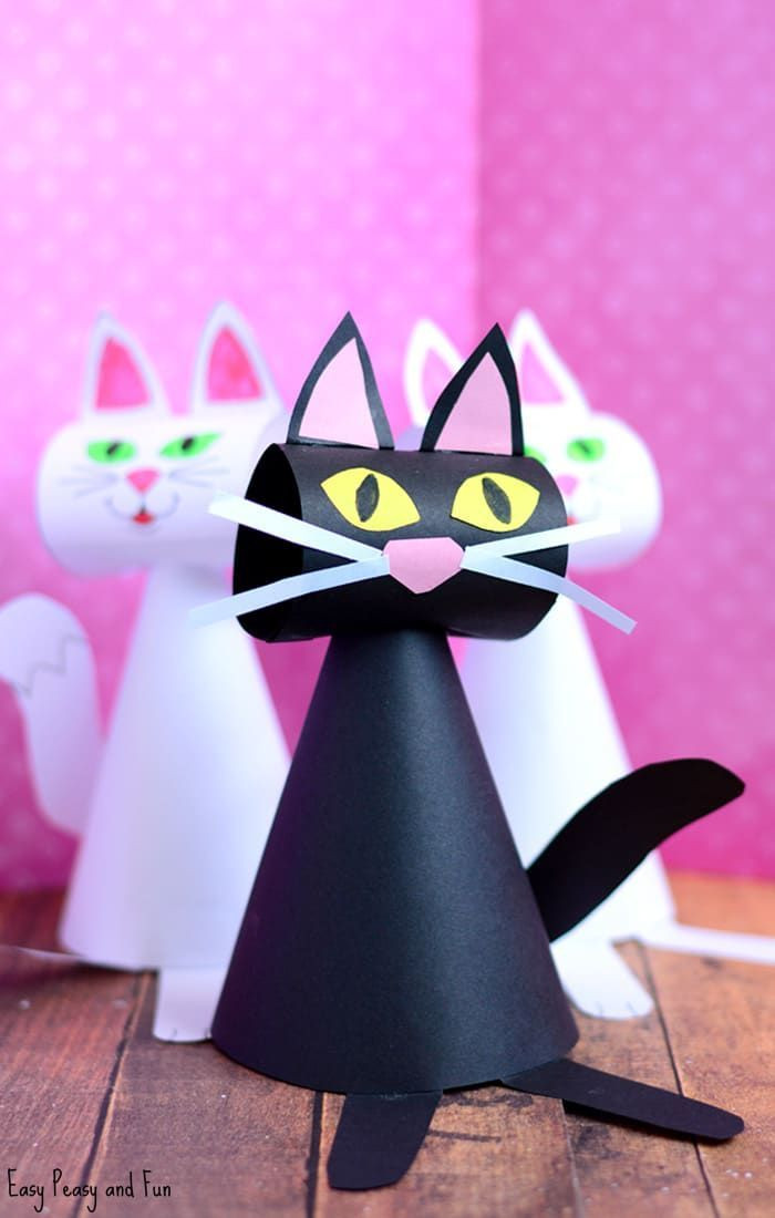 Cat Craft For Kids
 Paper Cat Craft Template