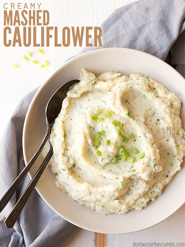 Cauliflower Mashed Potatoes Microwave
 Rich and Creamy Mashed Cauliflower Recipe Don t Waste