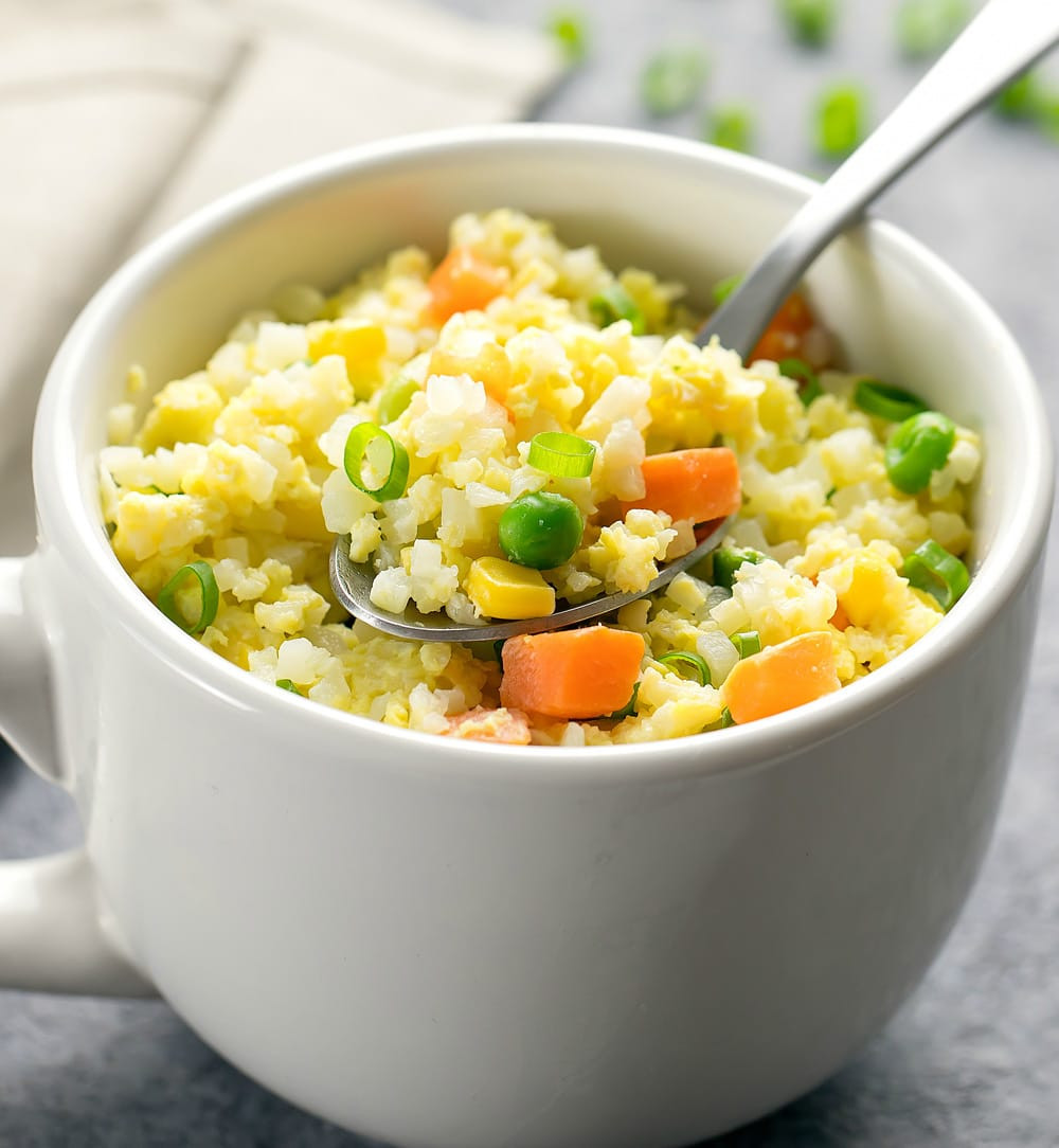 Cauliflower Rice Microwave
 Microwave Cauliflower Fried Rice Kirbie s Cravings