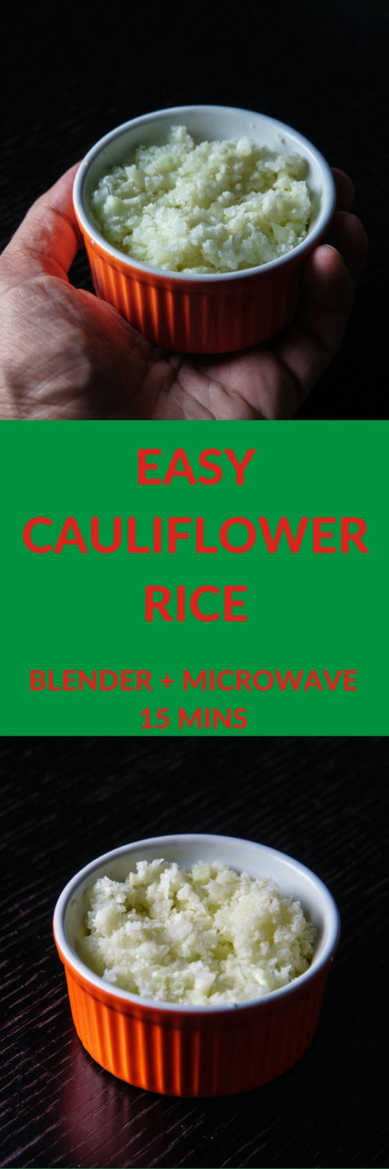 Cauliflower Rice Microwave
 Easy Cauliflower Rice