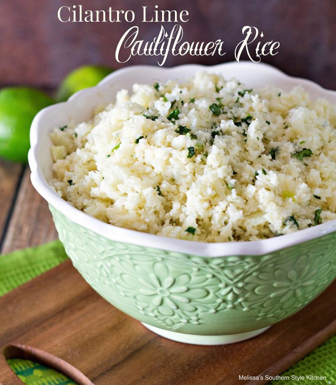 Cauliflower Rice Microwave
 Cilantro Lime Cauliflower Rice