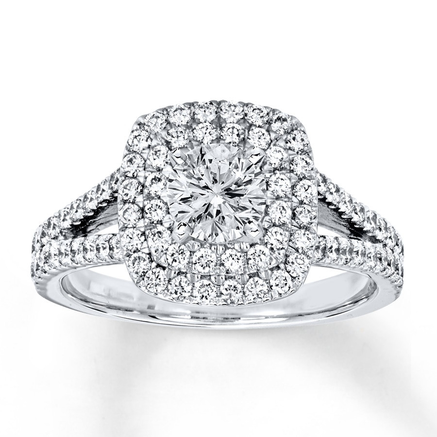 Certified Diamond Engagement Rings
 Certified Diamond Engagement Ring 1 cttw Round 18K White