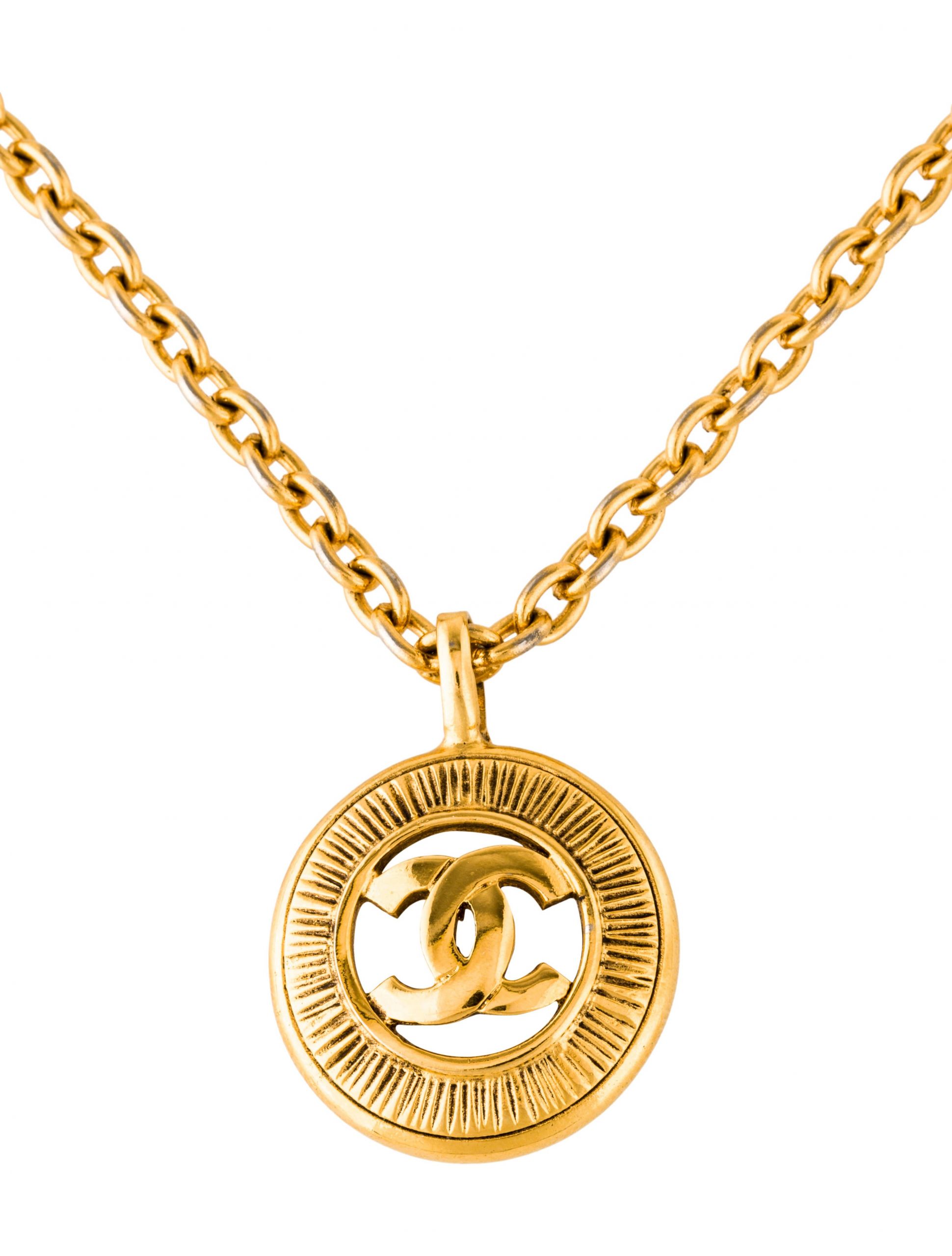 Chanel Pendant Necklace
 Chanel Medallion CC Pendant Necklace Necklaces