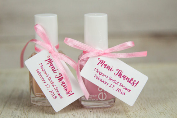 Cheap Baby Shower Thank You Gifts
 Mani Thanks Tags Bridal Shower Thank You Gifts Baby
