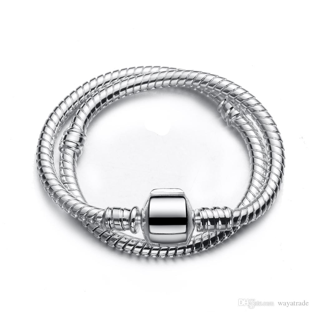 Cheap Charm Bracelets
 2019 Wholesale 925 Sterling Silver Charm Bracelets Screw