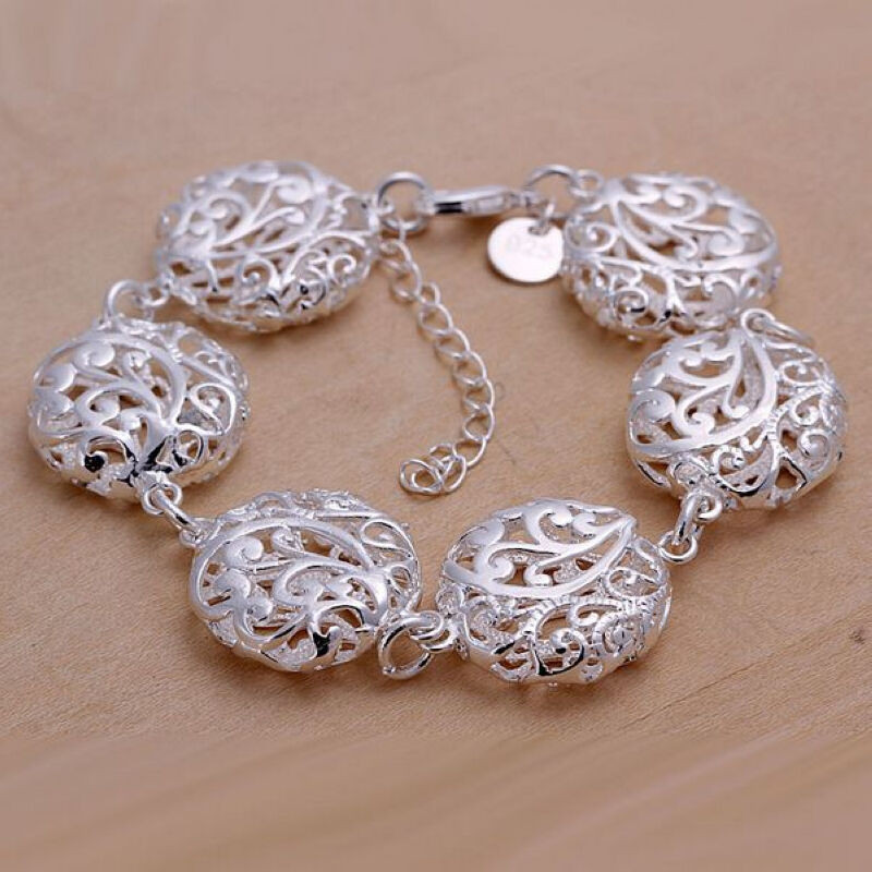 Cheap Charm Bracelets
 wholesale sterling solid silver fashion jewelry charms