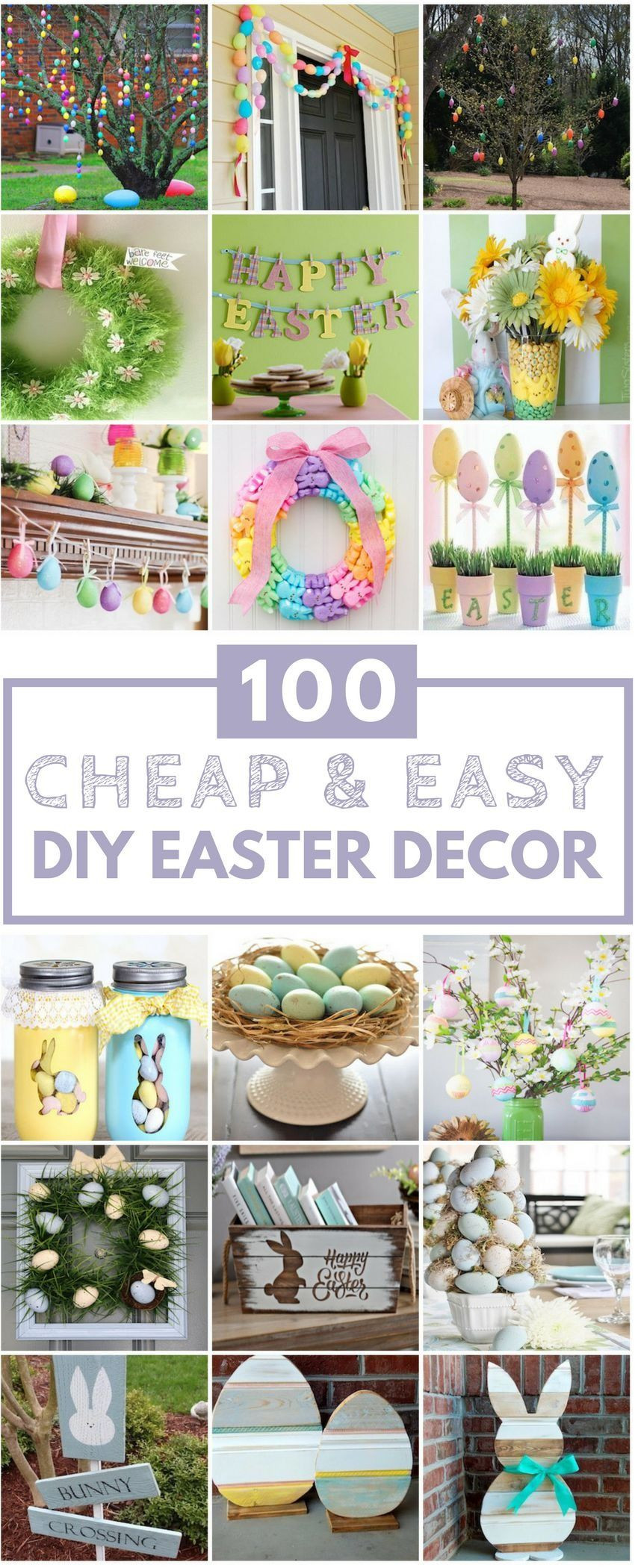 Cheap Easter Party Ideas
 100 Cheap and Easy DIY Easter Decorations Easter