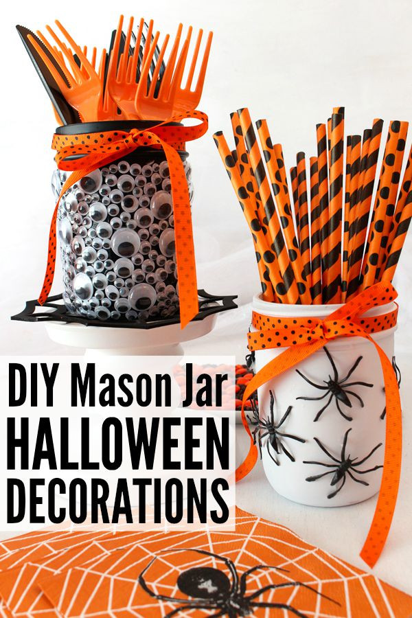Cheap Halloween Ideas For Party
 DIY Mason Jar Halloween Decorations