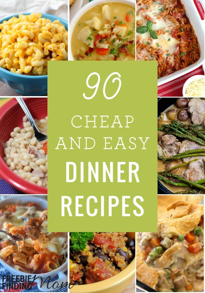 Cheap Healthy Dinner Ideas
 90 Cheap Quick Easy Dinner Recipes