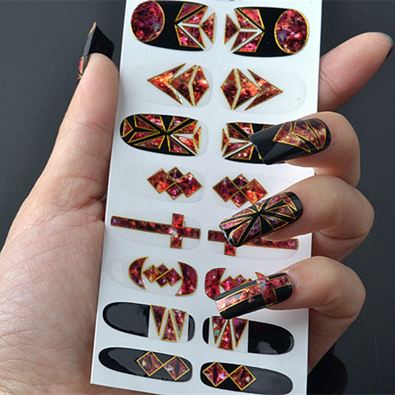 Cheap Nail Art
 Wholesale New Designs 100packs Nail Foil 3D Beauty Nail