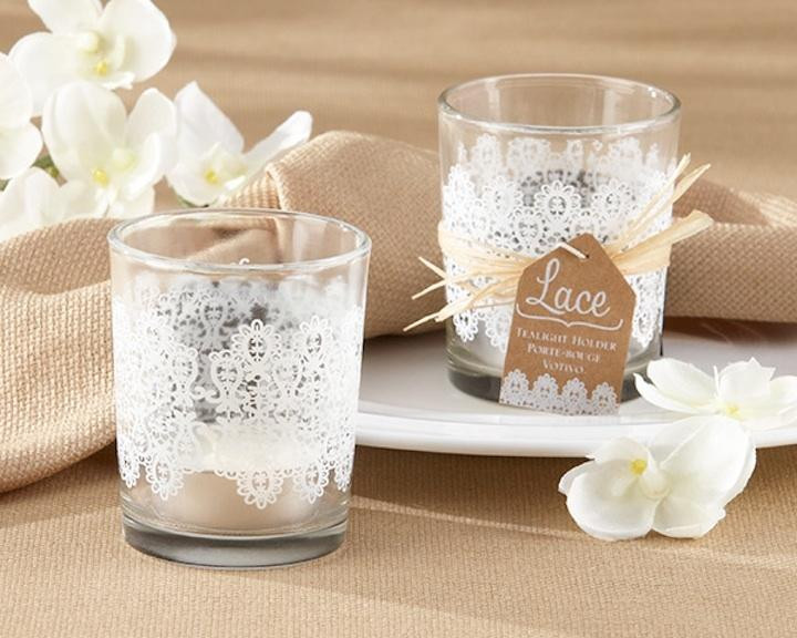 Cheap Wedding Favors In Bulk
 Lot 100 Vintage White Lace Candle Holders White Lace