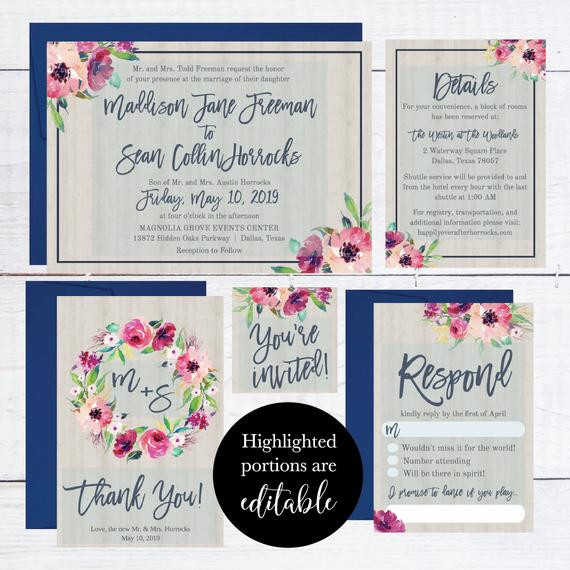 Cheap Wedding Invitation Packages
 Rustic Wedding Invitations Packages Wedding Invitations