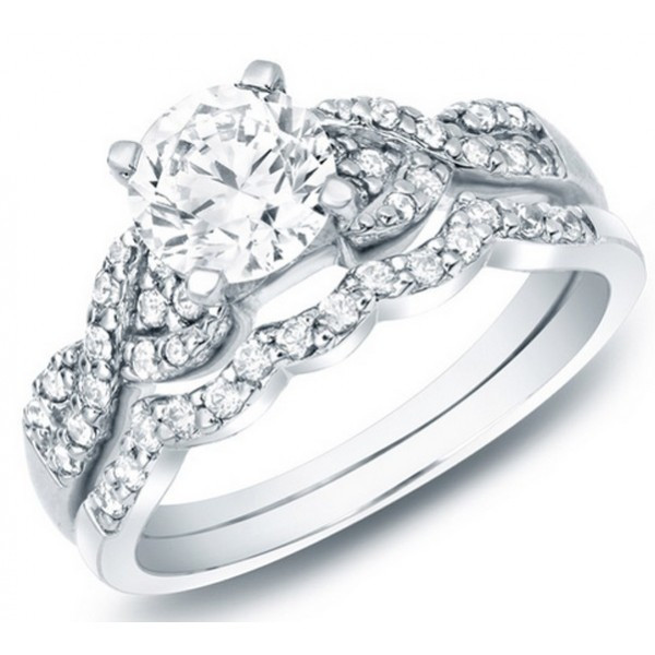 Cheap Wedding Ring Sets For Women
 Delightful Cheap Diamond Wedding Set 1 Carat Round Cut