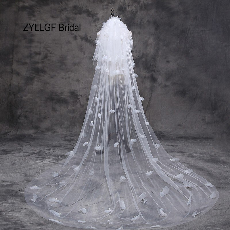 Cheap Wedding Veils
 ZYLLGF Factory Made Cheap Wedding Veil Long Simple Bridal