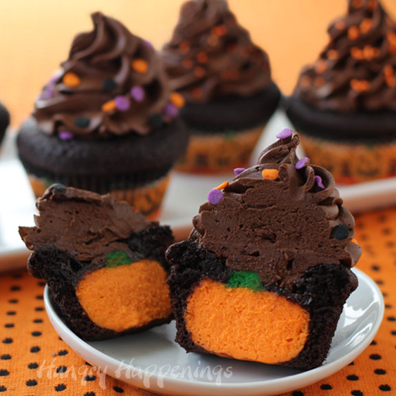 Cheesecake Filled Cupcakes
 Ultimate Cheesecake Stuffed Halloween Cupcakes Hungry