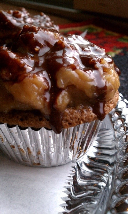 Cheesecake Filled Cupcakes
 Cheesecake Filled German Chocolate Cupcakes
