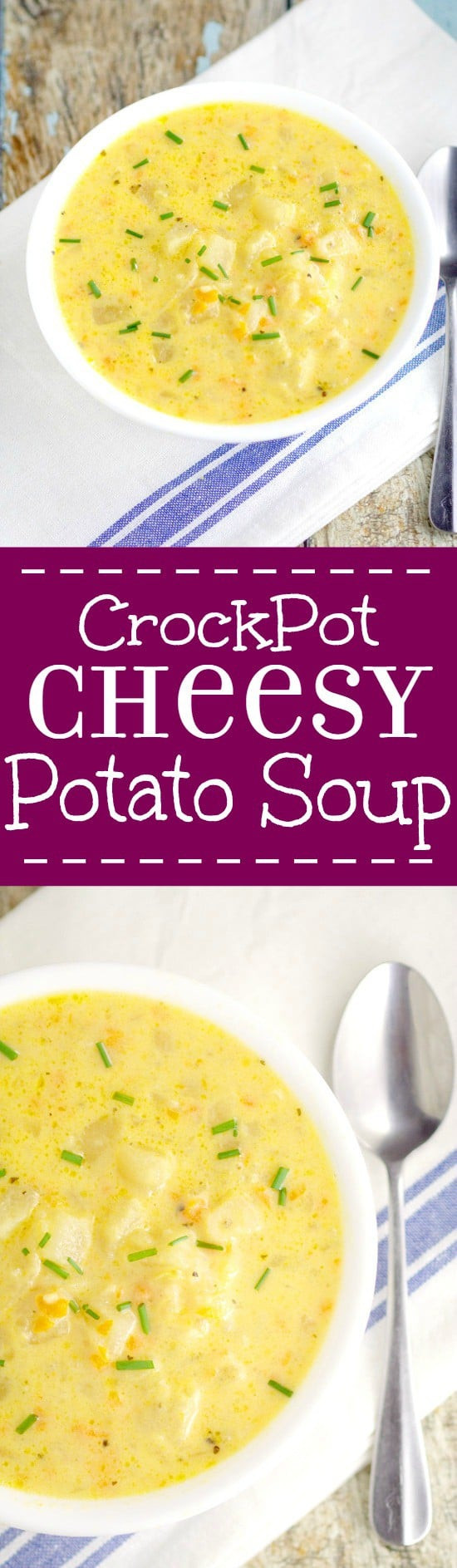 Cheesy Potato Soup
 Crockpot Cheesy Potato Soup