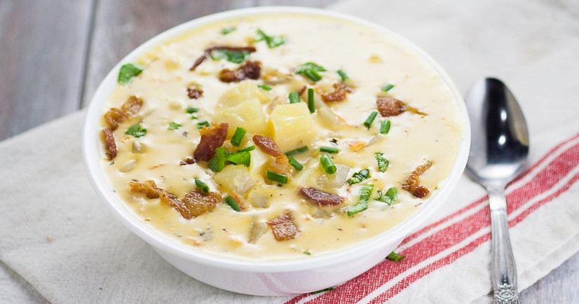 Cheesy Potato Soup
 Cheesy Potato Soup Recipe