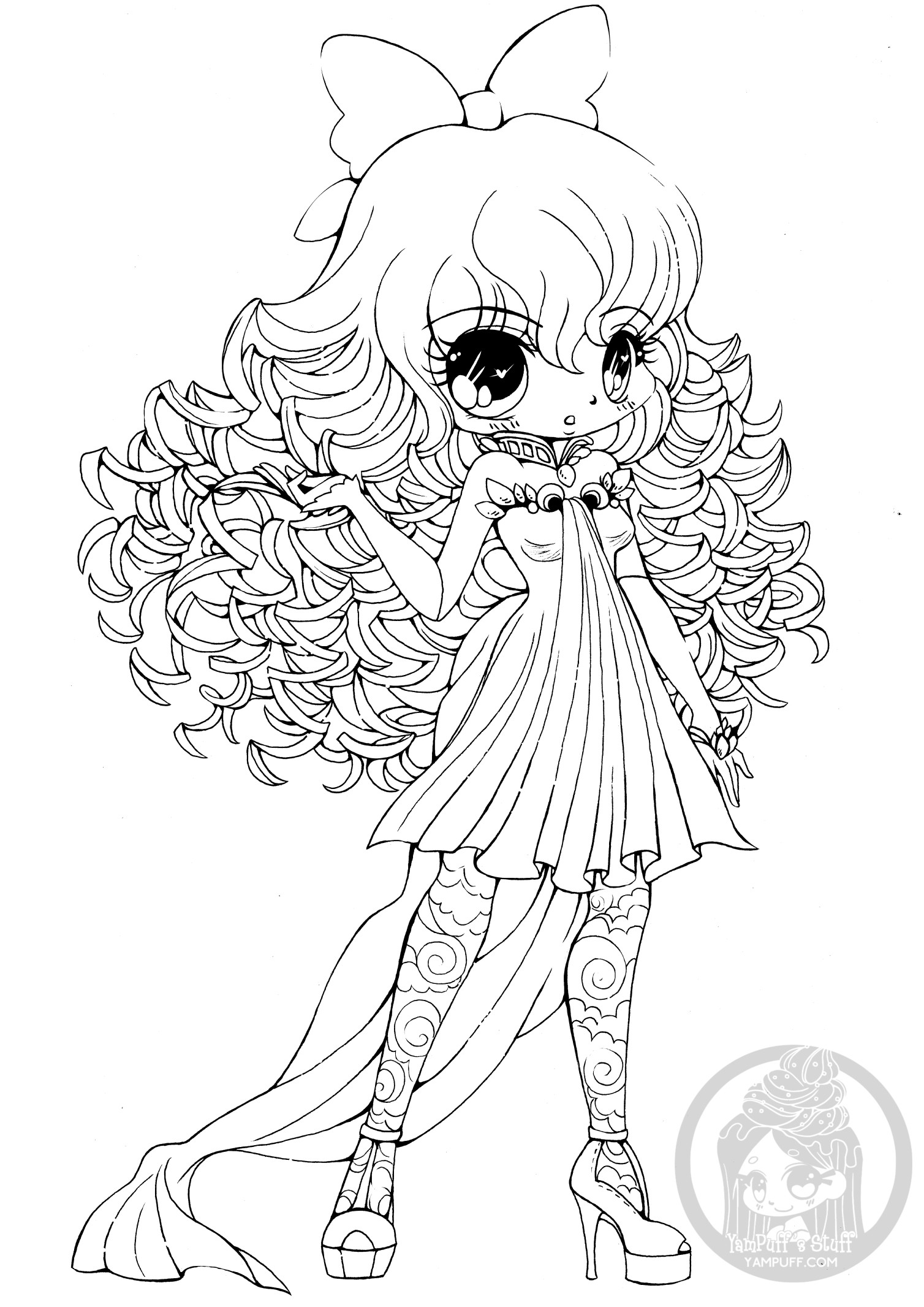 The Best Ideas for Chibi Girls Coloring Pages – Home, Family, Style and ...