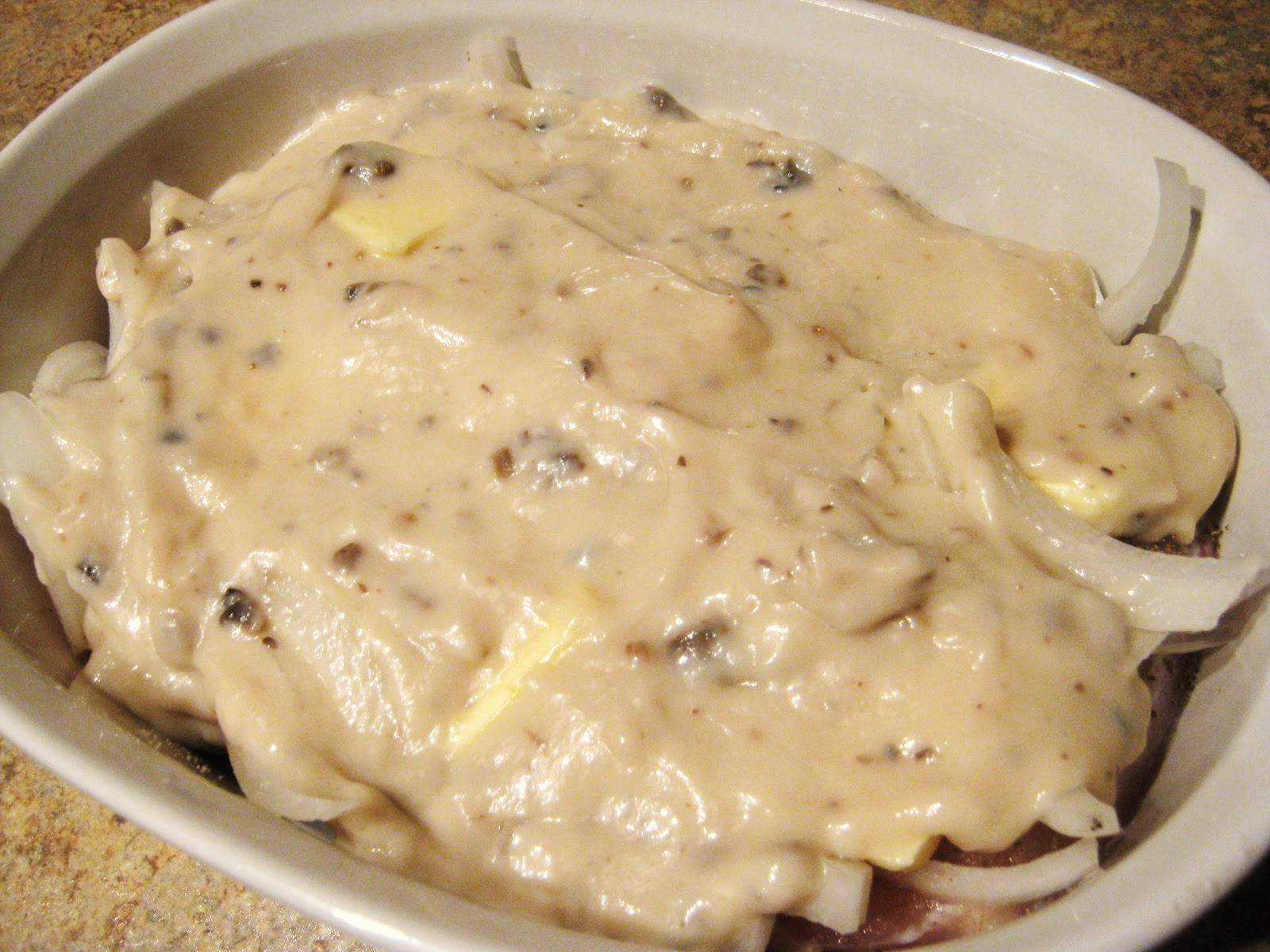 Chicken Breast Mushroom Soup
 Dwelling & Telling Baked Cream of Mushroom Chicken