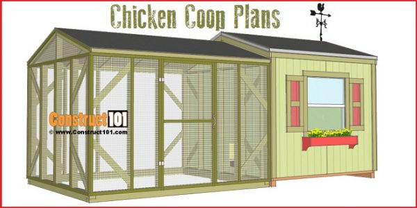 Chicken Coop DIY Plans
 61 DIY Chicken Coop Plans That Are Easy to Build Free