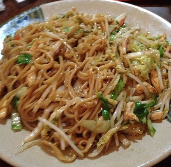 Chicken Pan Fried Noodle
 Pan fried hand pulled chicken noodles Yelp