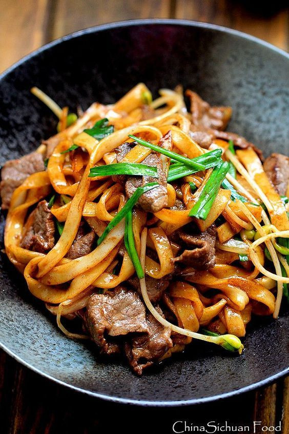 Chicken Pan Fried Noodle
 Beef Chow Fun Recipe all youn