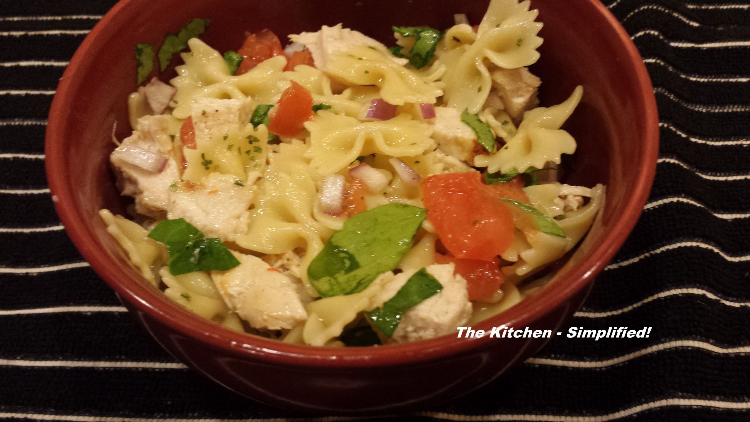 Chicken Pasta Salad Italian Dressing
 Recipe of the Week – Italian Chicken with Bowtie Pasta – 3