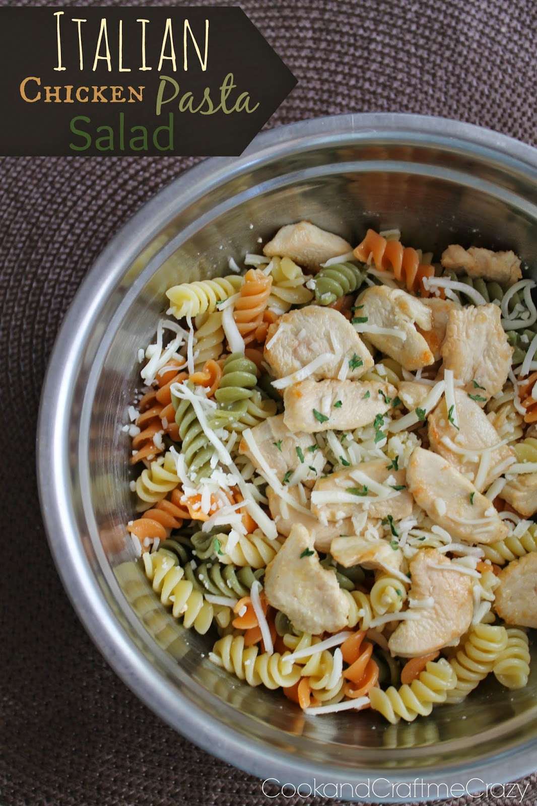Chicken Pasta Salad Italian Dressing
 Cook and Craft Me Crazy Italian Chicken Pasta Salad