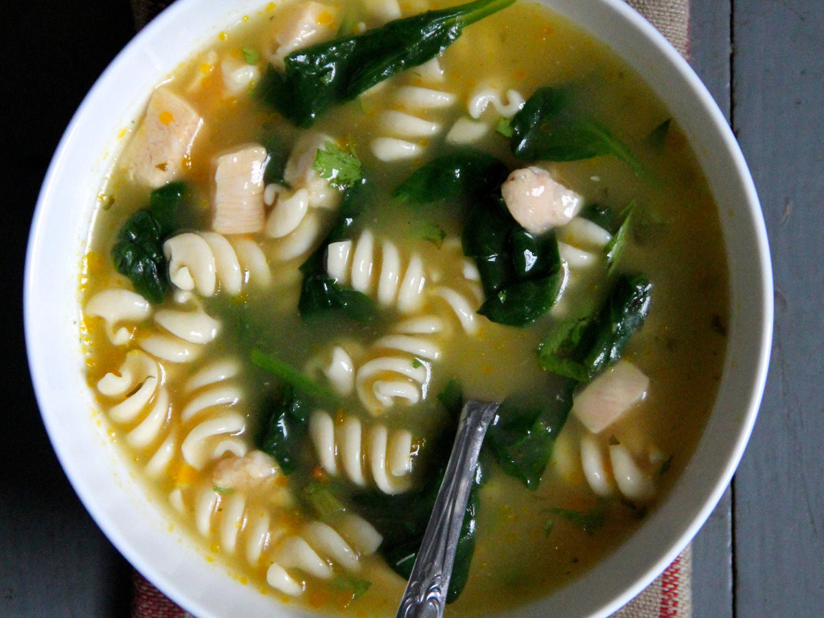 Chicken Soup Recipes For Baby
 Baby Spinach Chicken Noodle Soup Recipe Ian Knauer