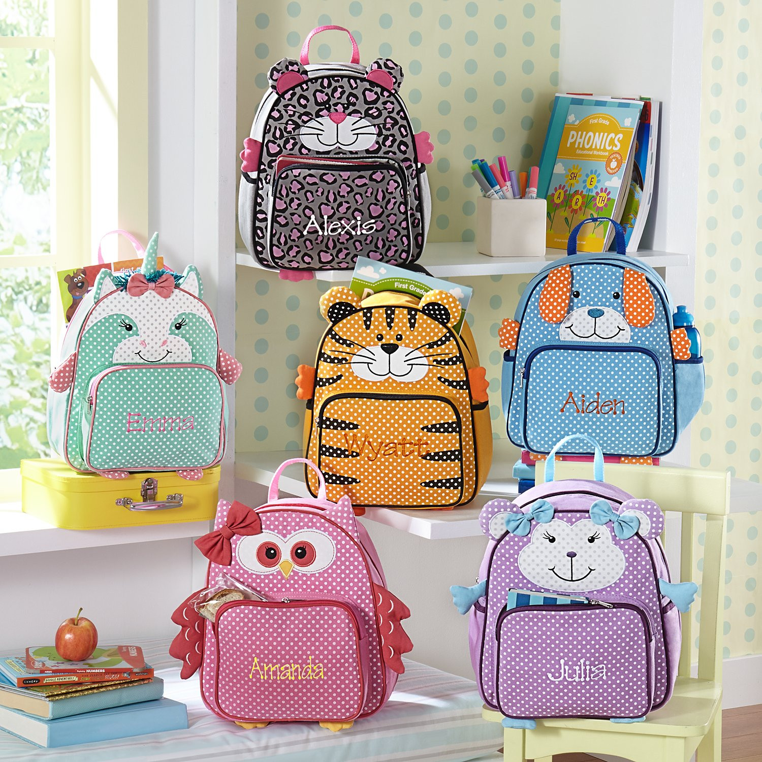 Child Birthday Gift Baskets
 Personalized Backpacks for kids and adults