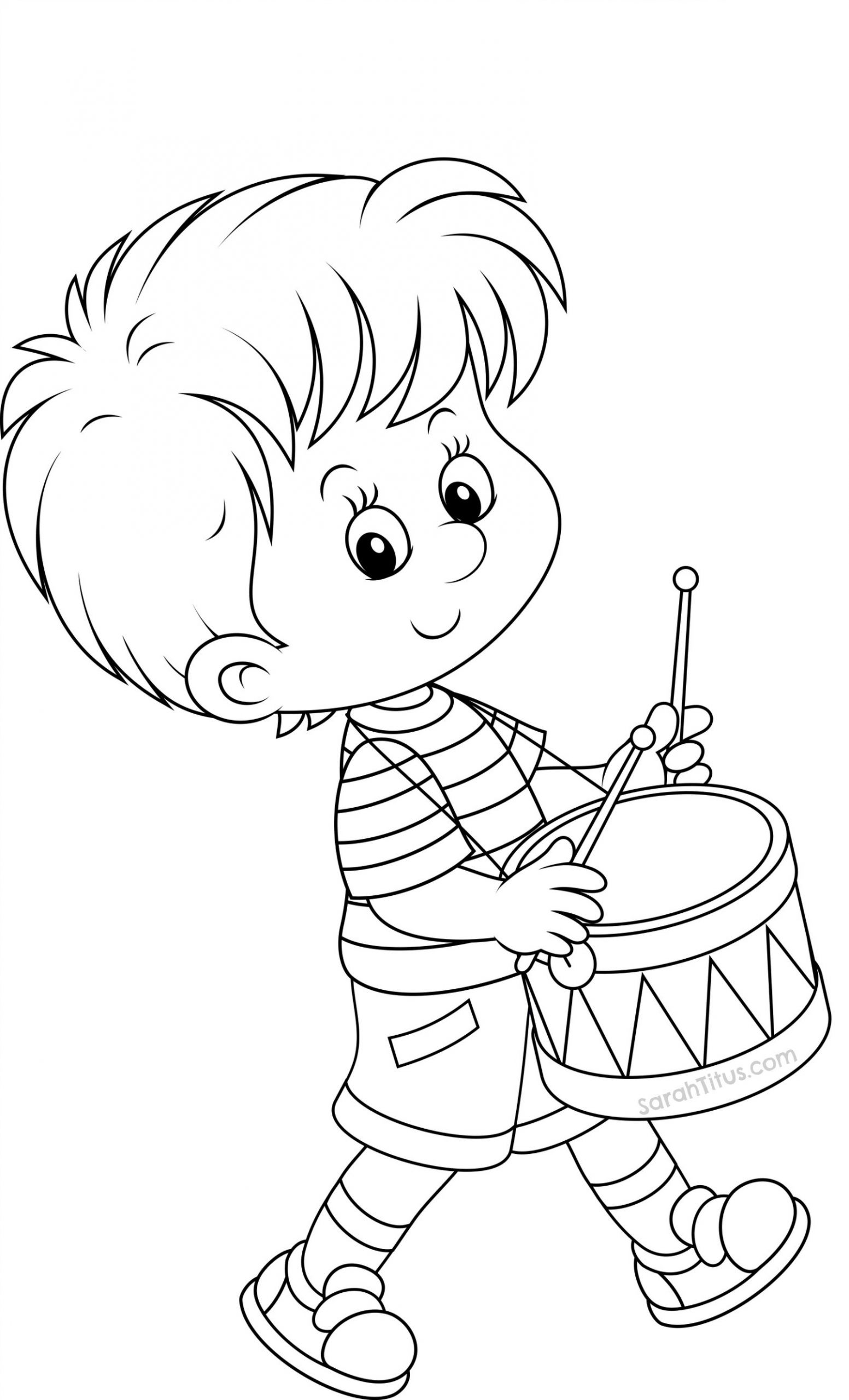 Child Coloring Page
 Back to School Coloring Pages Sarah Titus