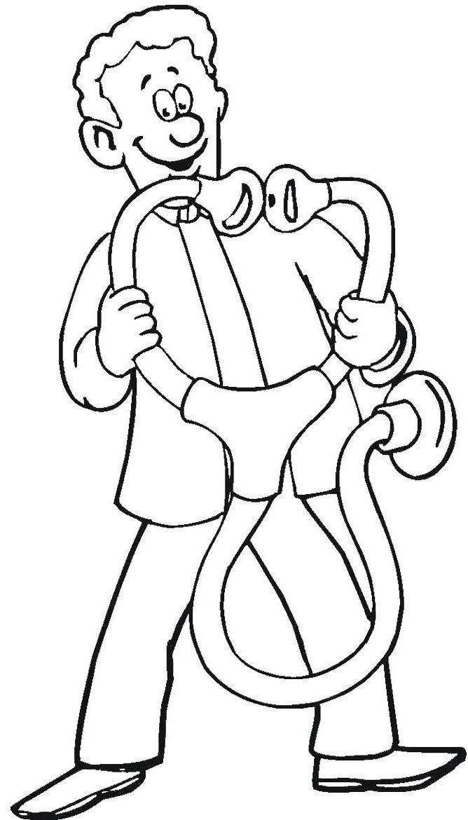 Child Coloring Page
 Doctor Coloring Pages For Kids Coloring Home