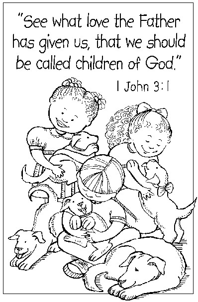 Child Of God Coloring Page
 A Life and Love Story ♥ April 2013