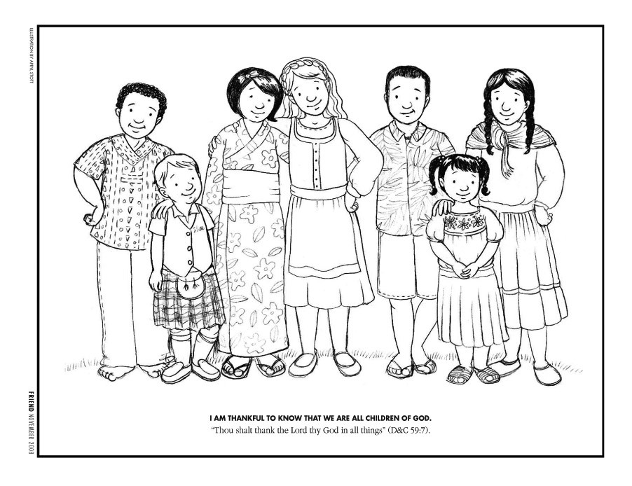 Child Of God Coloring Page
 I am a Child of God