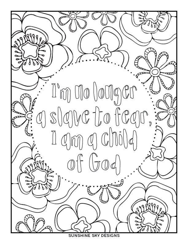 Child Of God Coloring Page
 Child of God Printable Coloring Page Christian Coloring