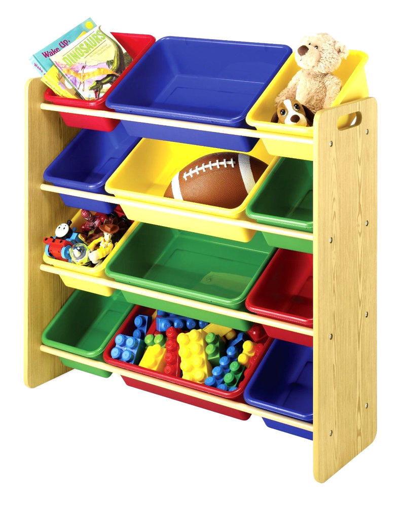 Child Storage Bin
 Childrens Storage 12 Bin Toy Shelf Rack Kids Removable