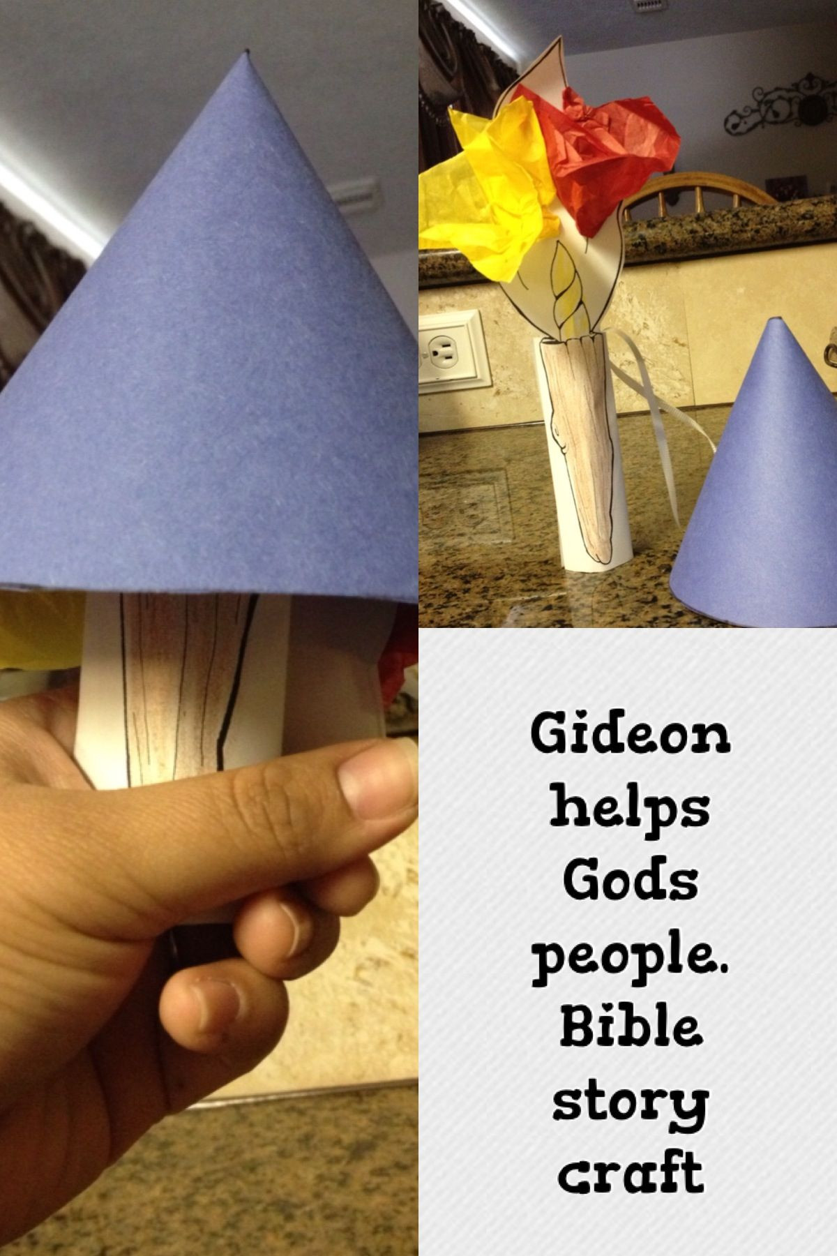 Children Bible Crafts
 Gideon story Bible craft