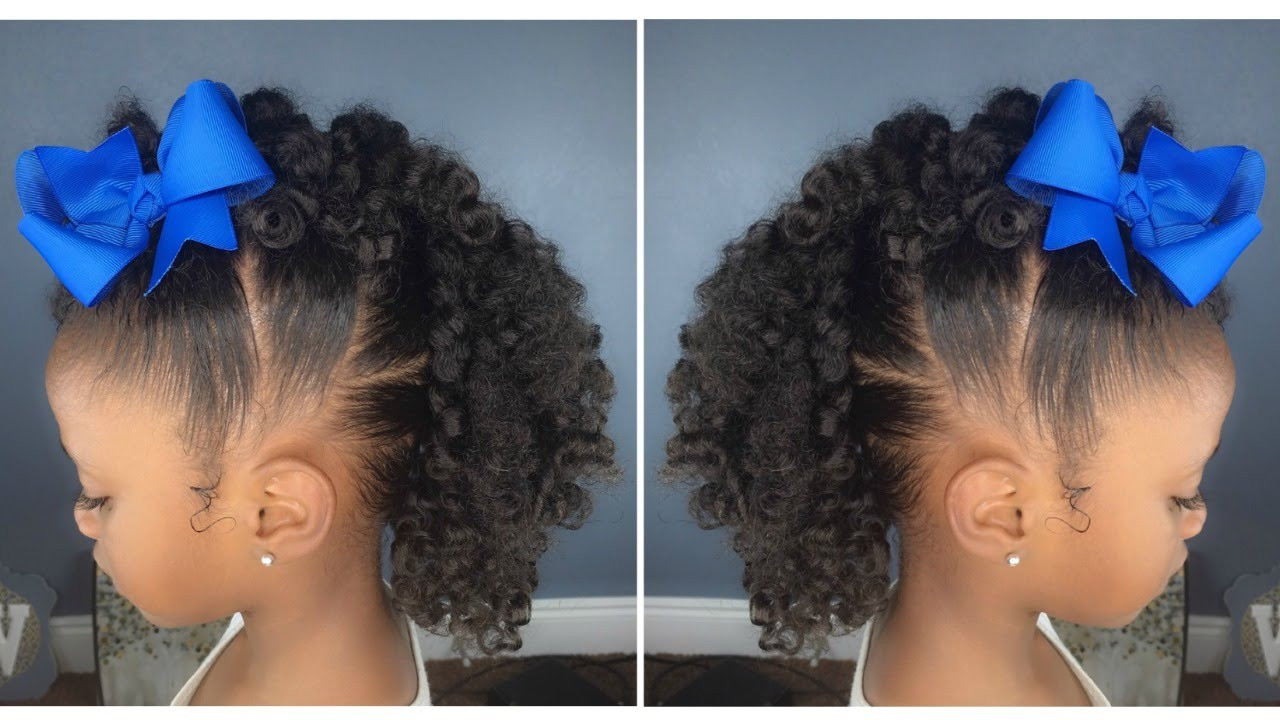 Children Natural Hairstyles
 Curly Fro Hawk Tutorial Kids Natural HairStyle