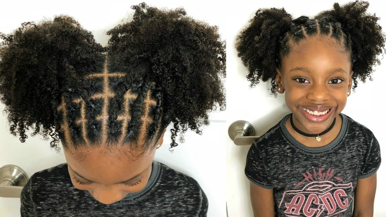 Children Natural Hairstyles
 KIDS NATURAL HAIRSTYLES Rubber Band Protective Style on