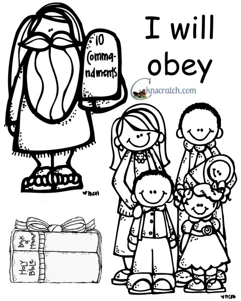 Children Obey Your Parents Coloring Page
 Behold Your Little es Lesson 14 I Will Obey — Chicken