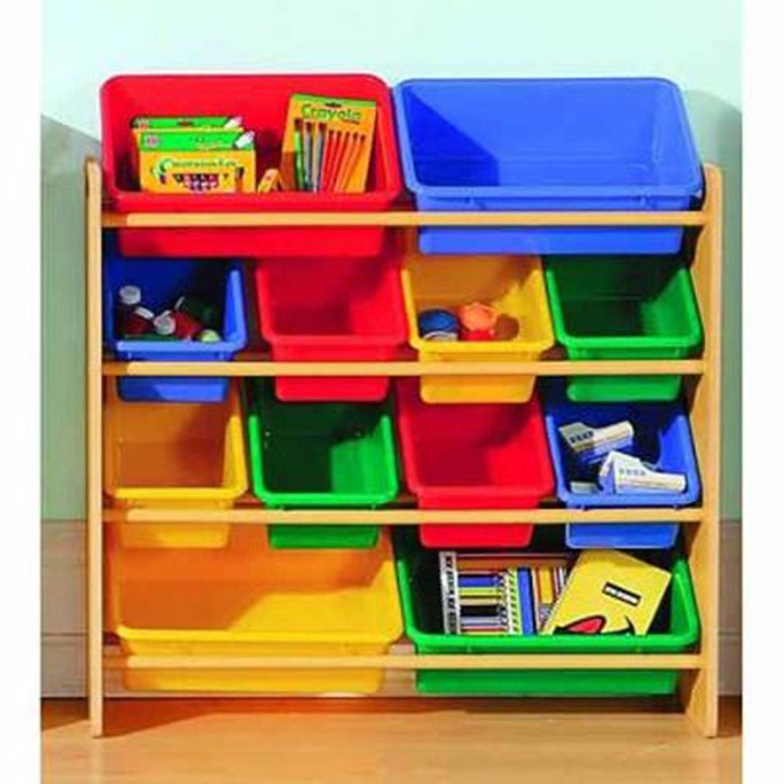 Childrens Storage Bin
 Essential Home Kids 12 Bin Organizer Home Furniture