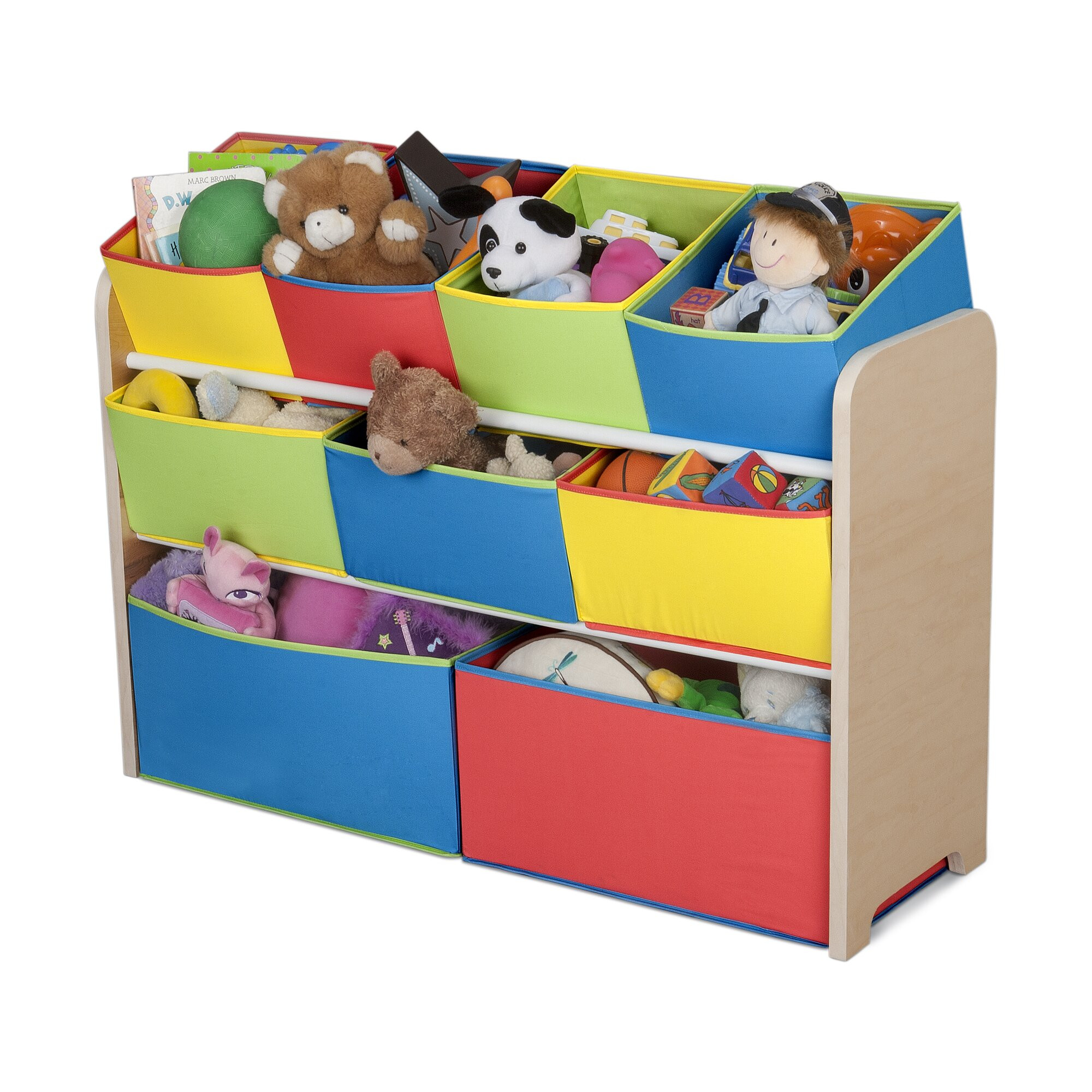 Childrens Storage Bin
 Delta Children Multi Color Deluxe Toy Organizer with Bins