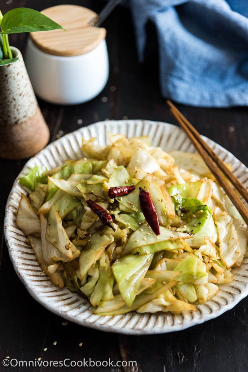 Chinese Cabbage Recipe
 Chinese 4 Ingre nt Fried Cabbage
