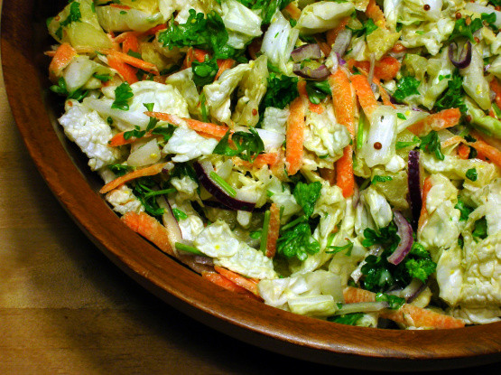 Chinese Cabbage Recipe
 Carlas Chinese Cabbage And Parsley Salad Recipe Genius