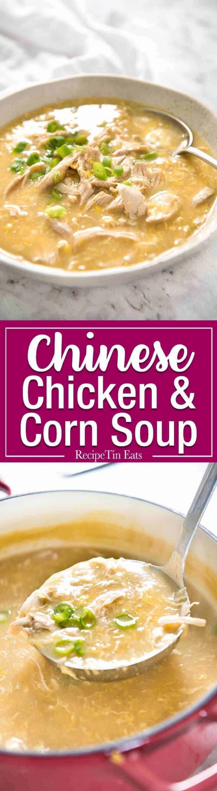 Chinese Chicken Corn Soup
 Chinese Corn Soup with Chicken