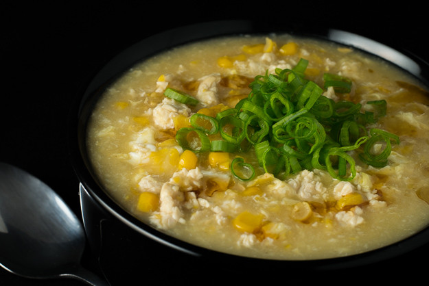 Chinese Chicken Corn Soup
 Chinese Chicken Corn Soup FeedingTheFiya