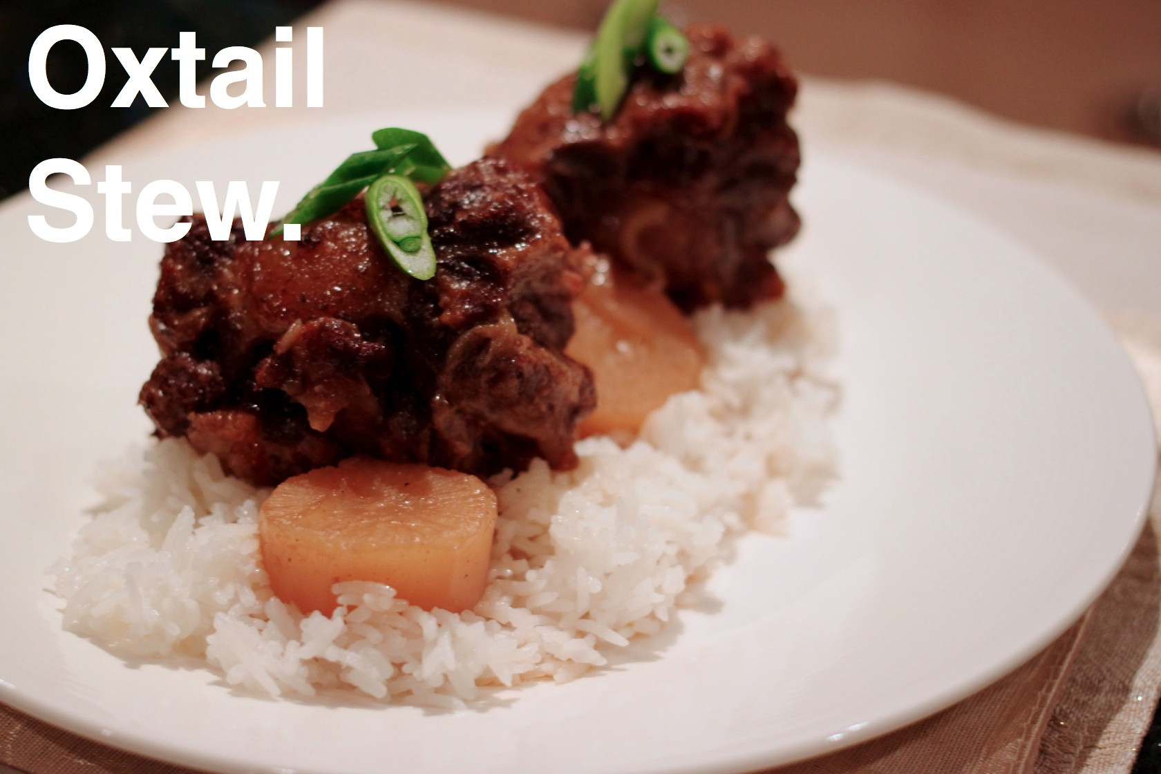 Chinese Oxtail Stew
 Chinese Oxtail Stew