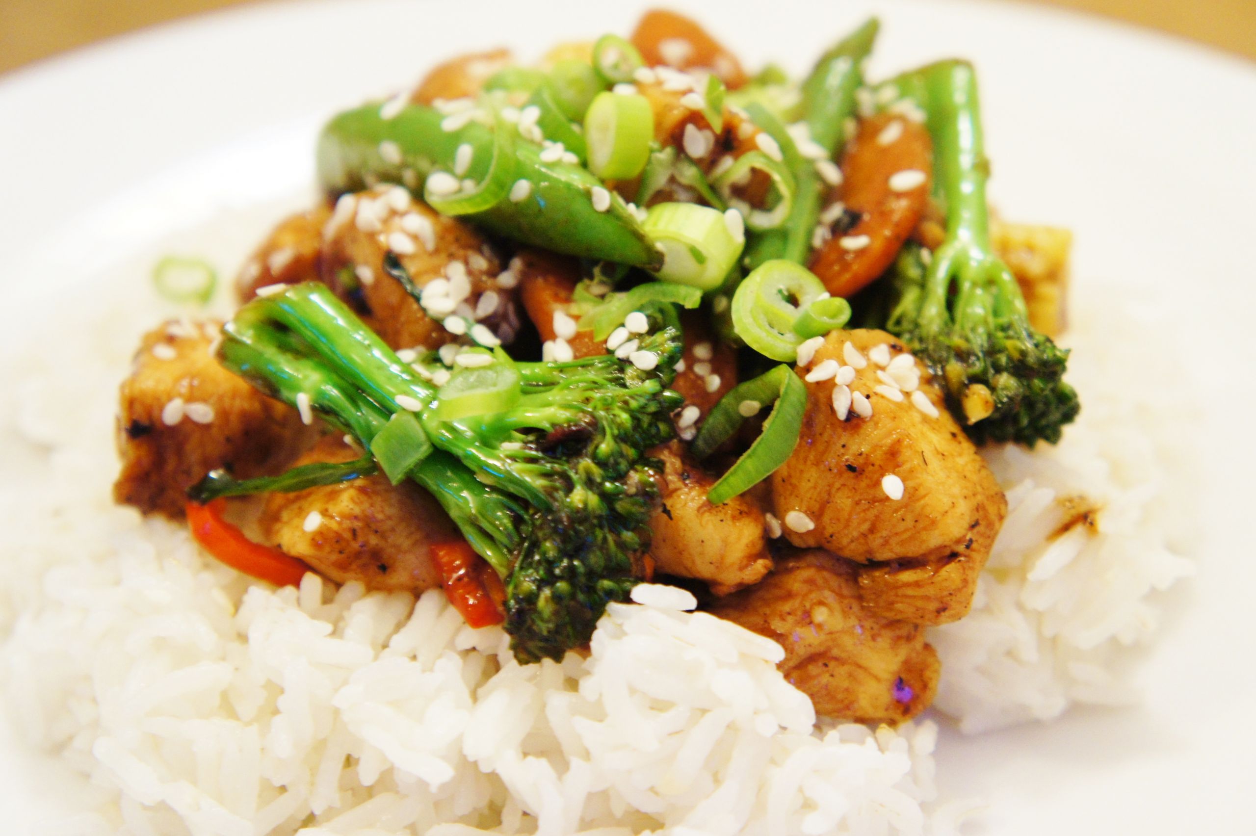 Chinese Stir Fry Chicken Recipes
 Marinated Chinese Chicken and Ve able Stir Fry